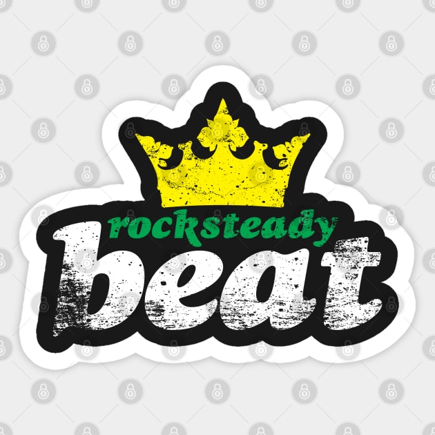 Rocksteady Beat Sticker by VOLPEdesign